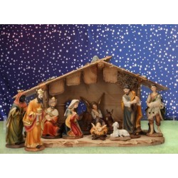 Kerststal met 11 Figuren...