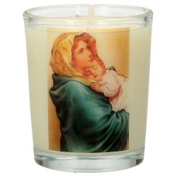 Glass candle 65 x 50 mm Our...