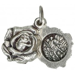 Medaille roos dubbel 15 mm...