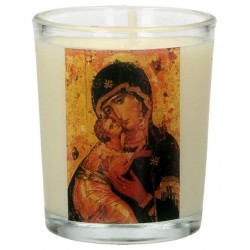 Glass candle 65 x 50 mm...