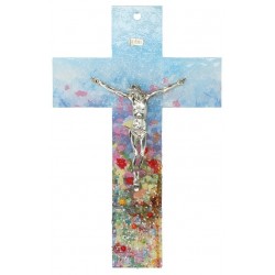 Modern floral wall cross...