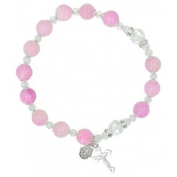 Armband / elastiek Roos +...
