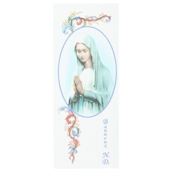 Bookmark 15 x 6 cm our Lady...