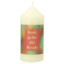 Kaars   120/50 "Gott gebe...