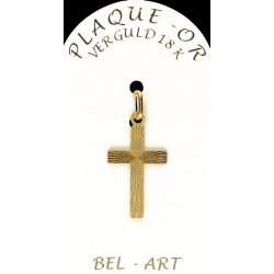 Croix Plaqué-Or - 20 X 13 mm