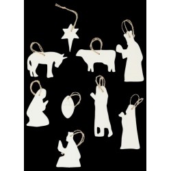 Crèche en porcelaine...