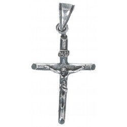 Croix métal argenté - 22 X...