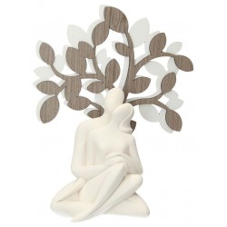 Couple blanc avec arbre de...