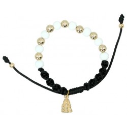 Bracelet s/cordon tressé...