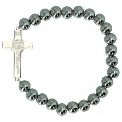 Armband STAAL /elastiek -...