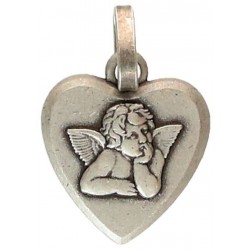 Medal Angel  14 mm  Silver...