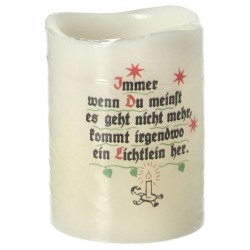 LED Candle  65/50  "Immer...