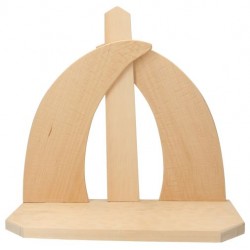 Kerststal leeg - 33  x 17 x...