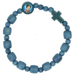 Armband op elastiek Hout...
