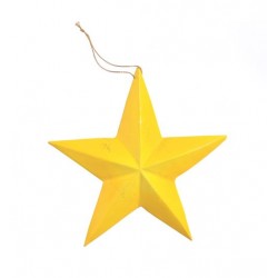 Grande étoile jaune 13cm