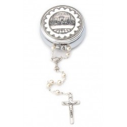 Chapelet blanc de communion...