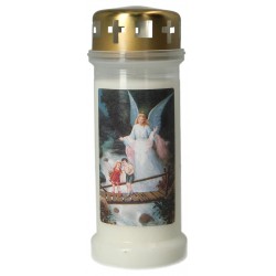 Kaars 6D / KK / wit /...