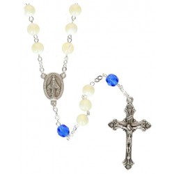 Chapelet Nacre - Pater bleu...