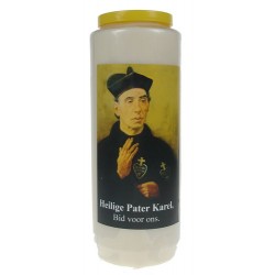 Noveenkaars / wit / Pater...