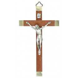 Kruisbeeld - 15 cm - Hout...