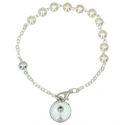 Bracelet de communion - Blanc