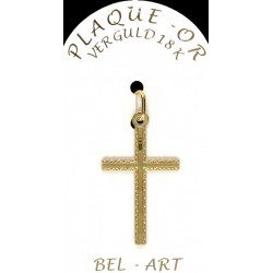 Croix Plaqué-Or - 26 X 17 mm