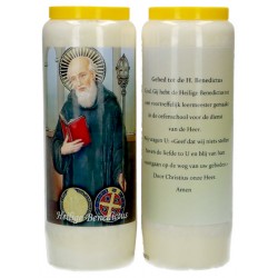 9 days candle / white / St....