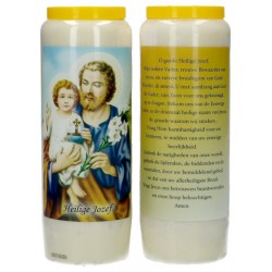 9 days candle / white / St...