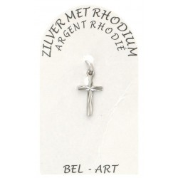 Croix Argent Rhodié - 15 X...
