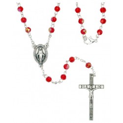 Rosary  SemiCrystal  Red