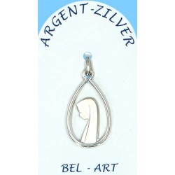 Médaille Argent Vierge...