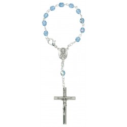 Rosary  SemiCrystal  Blue