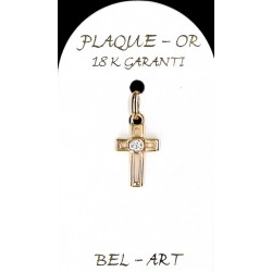 Kruisje Pl-Or - 13 X 9 mm