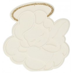 Modern angel white and gold...