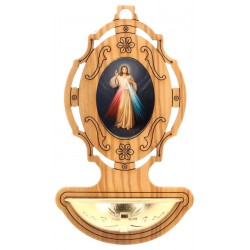 Bénitier Bois d'olivier 9 x...