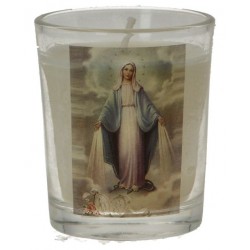 Glass candle 65 x 50 mm...