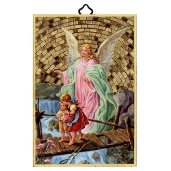 Cadre bois 10 X H15 cm Ange...