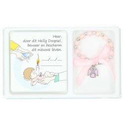 Set armband roos op elast +...