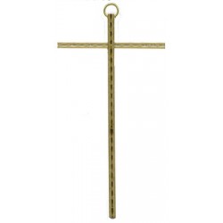 Kruisbeeld - 15 cm - Messing