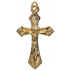 Kruisje metaal verguld 35 X...