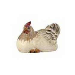 Houtsnijwerk Kip/zittend 12...