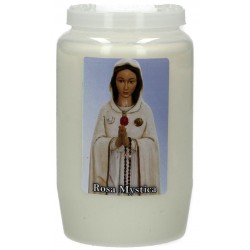 Kaars 3 Dagen / wit / Rosa...