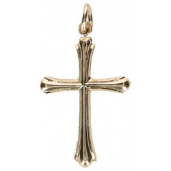 Kruisje metaal verguld - 22...