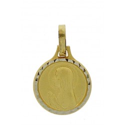 Medal Virgin  12 mm  Golden...
