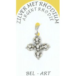 Croix Argent Rhodie...