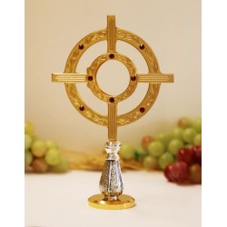 Monstrance  H   17.5 cm...