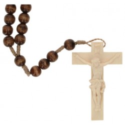 Rosary rope  Wood Brown...