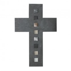 Wall Cross Slate 17 x 26 cm...