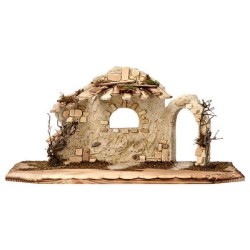 Etable de Noël vide pour...