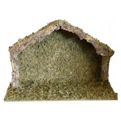 Klassieke lege kerststal...